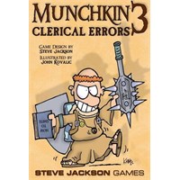 Munchkin 3 Clerical Errors Expansion Utvidelse til Munchkin Kortspill